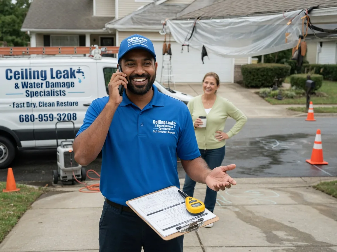 Ceiling Leak Cleanup Venango, NE FAQs